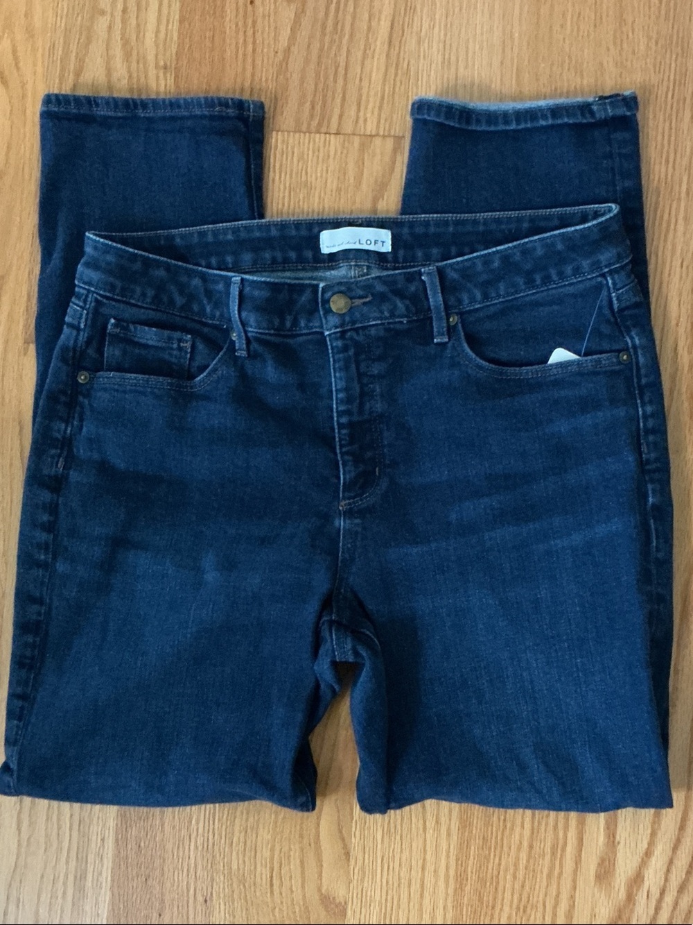LOFT Curvy Girlfriend Jeans